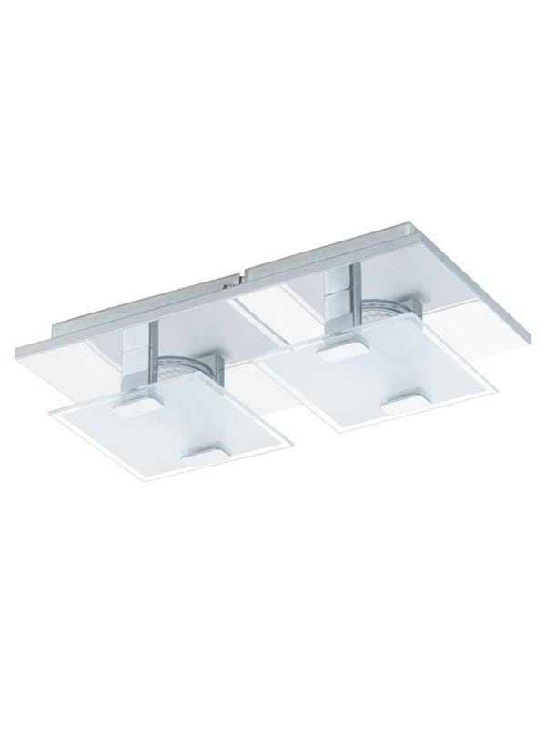 EGLO VICARO DECKENLEUCHTE 2X180LM CHROM