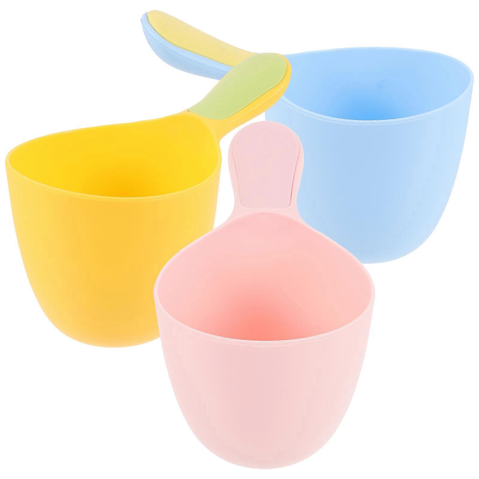 3-teiliges Set Wasserkellen, Babybadkellen, Badezimmer-wasserschöpfbecher, Mehrzweckkellen Für Zuhause-19x10.5cm