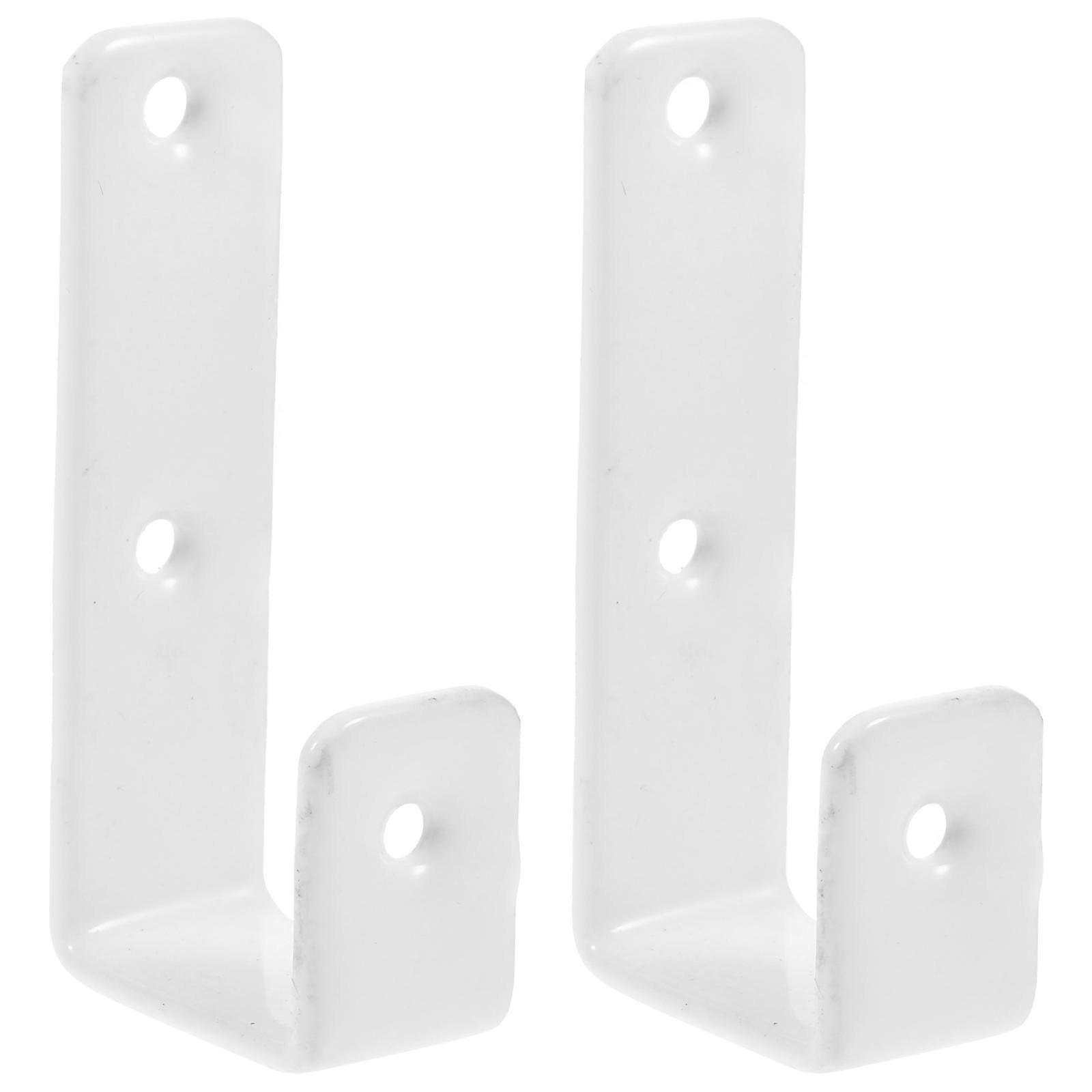1 Set Etagenbett-leiterhalterung, Bettleiter-befestigungshaken, Stabiler Etagenbett-leiterhalterungshaken-6.90x3.20x2.00cm-white
