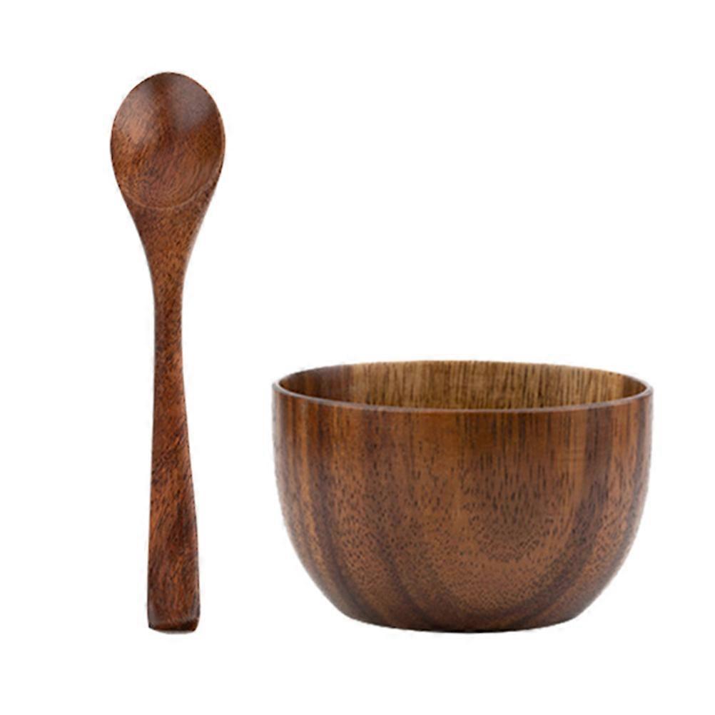 Set Holz-remen-schüssel, Praktische Reisschüssel, Nudelschüssel, Kinderschüssel-set-10x10x6cm