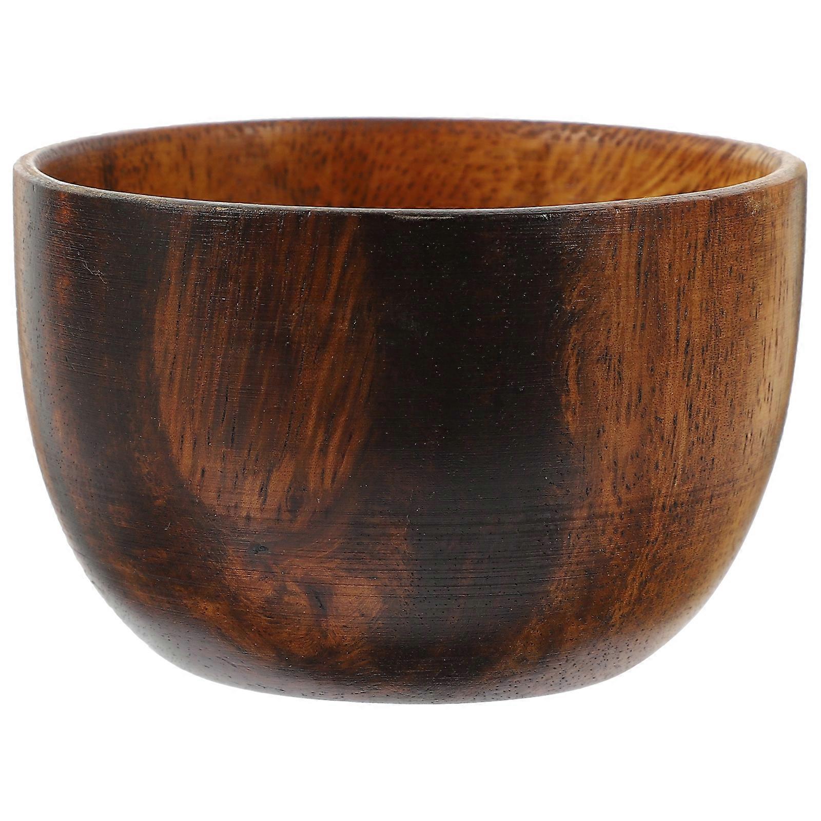 Natürliche Holzschüssel, Haushalts-servierschüssel, Leichte Salatschüssel Aus Holz-8x8cm