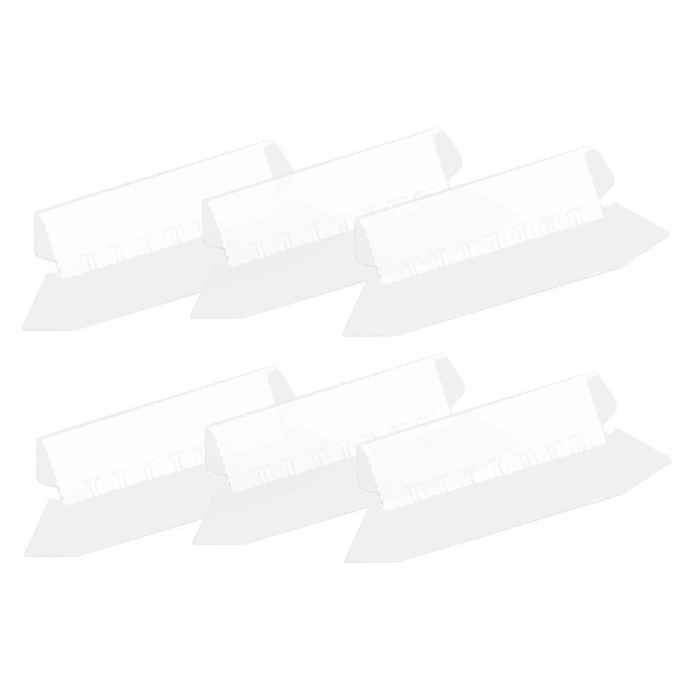 25 Stück Hängeregister-registerkarten Aus Kunststoff, Aktenetiketten, Schnellkennzeichnung Für Schüler, Lehrer Und Büro-7.7x3.1cm-white