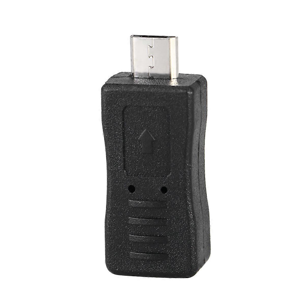 Micro-usb-stecker Auf Micro-usb-buchse Adapter Handy-konverter-black