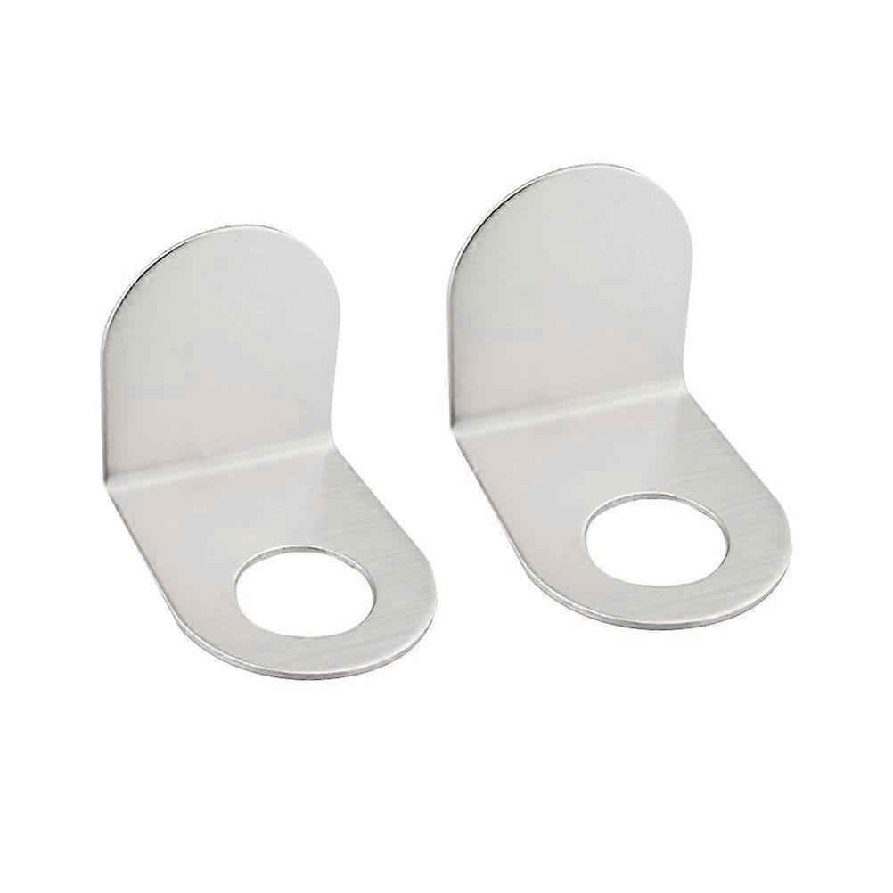 Stück Wandmontierter Halter Für Handdesinfektionsmittel Aus Edelstahl, Hängeregal Für Shampoo, Für Küche Und Badezimmer (großes Loch + Kleines Loch)-5.35.57cm