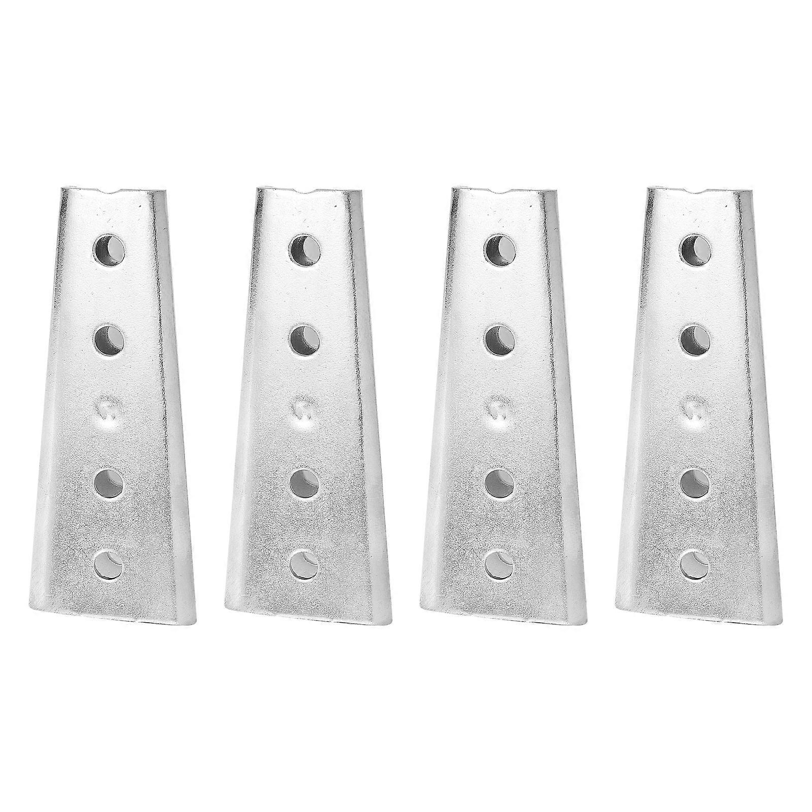 Paar Sofa-verriegelungen, Sofa-schnallen, Sofa-verbindungsstücke, Halterungszubehör, Möbelverbinder-12.00x4.90x1.70cm-silver