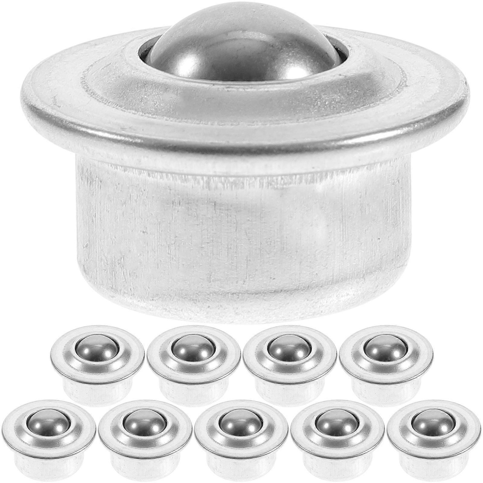 10 Stück Universal-kugellagerrollen Aus Edelstahl Mit Grundplatte