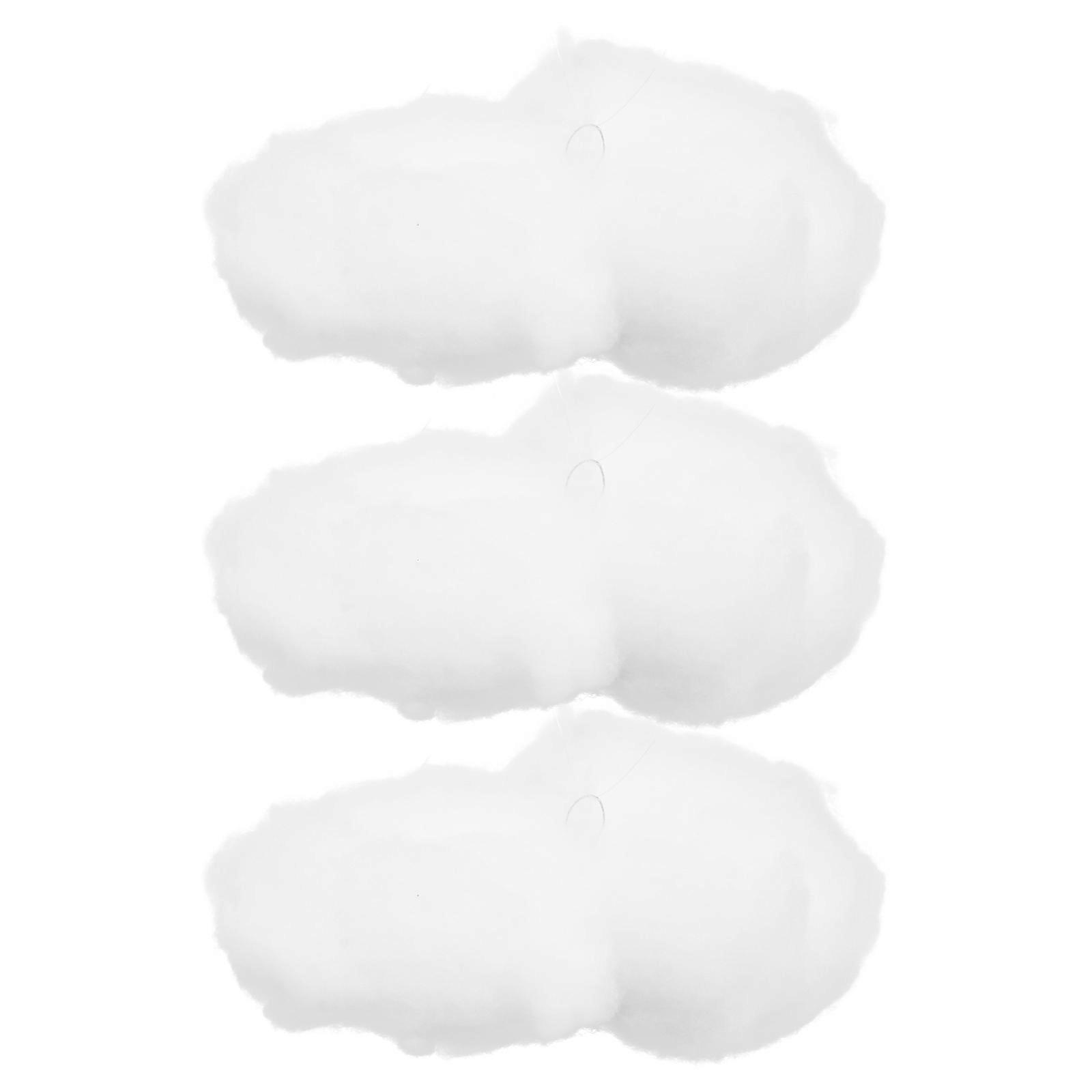 3er-set Anhänger Mit Wolkenmotiv, Dekorative Hochzeits- Und Heimdekoration-15x15cm-white