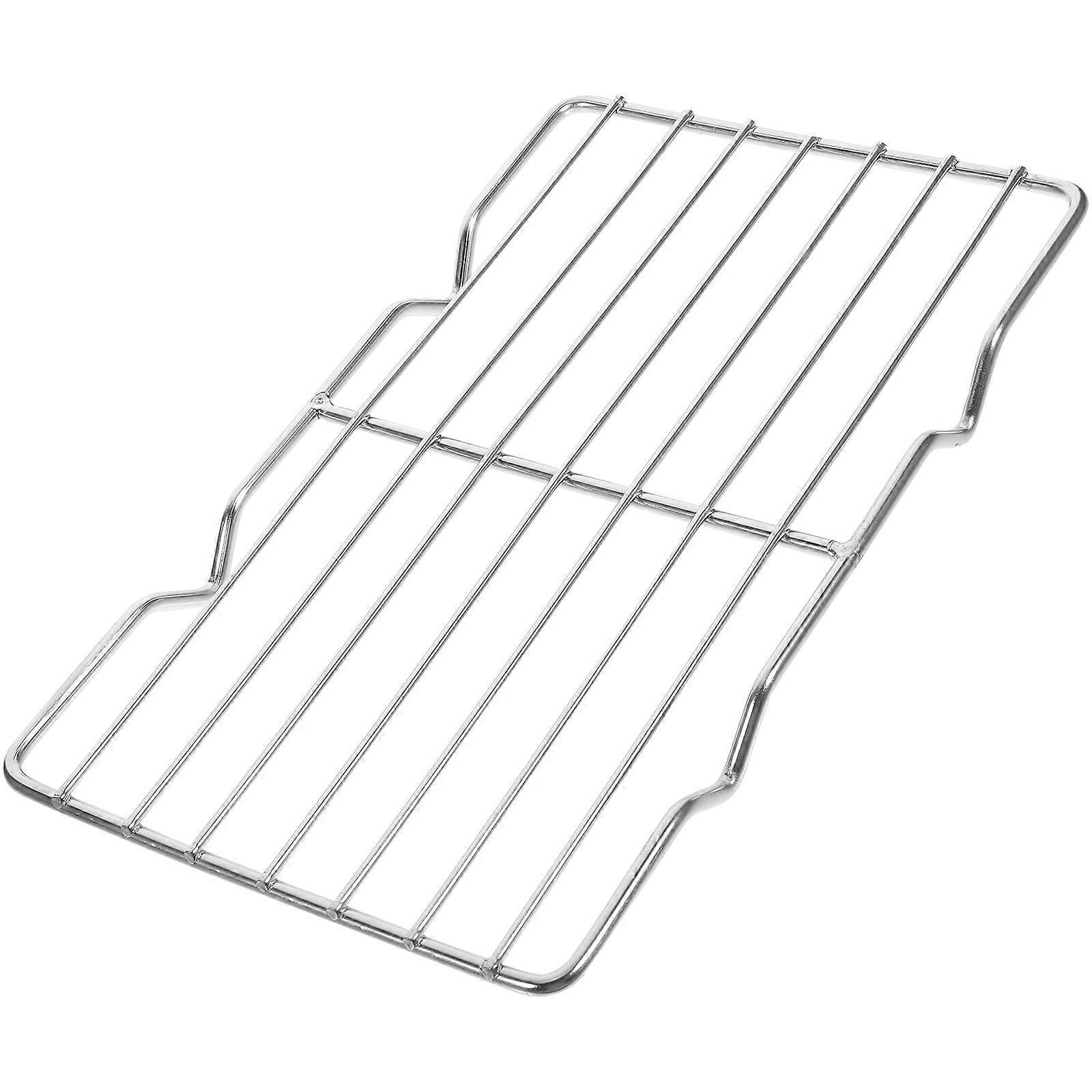 Grillrost Aus Edelstahl, Vielseitig Verwendbar, Auch Als Bratrost, Rechteckiger Back-, Kühl- Und Dampfrost Geeignet.-21.50x13.50x1.70cm-silver