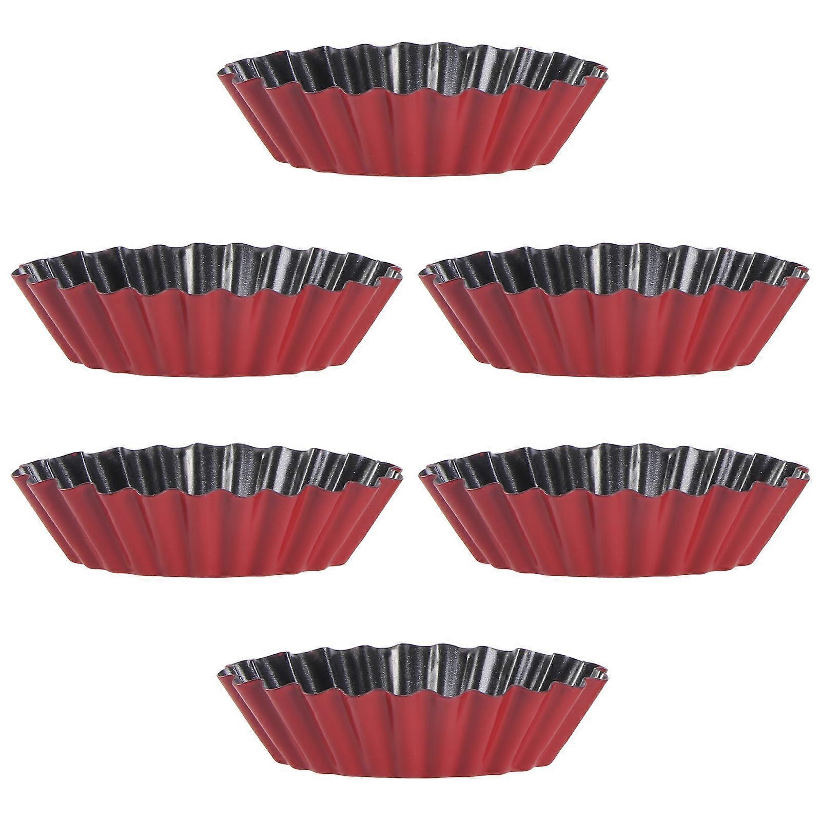 6-teiliges Antihaftbeschichtetes Backformen-set Für Eierkuchen, Cupcakes, Kekse Und Pudding