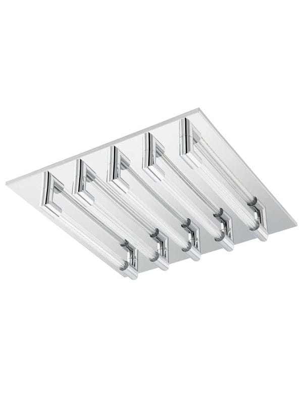 EGLO VELARDE DECKENLEUCHTE 5X550LM 370X370 CHROM
