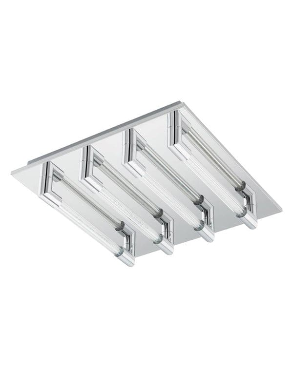 EGLO VELARDE DECKENLEUCHTE 4X470LM 320X320 CHROM