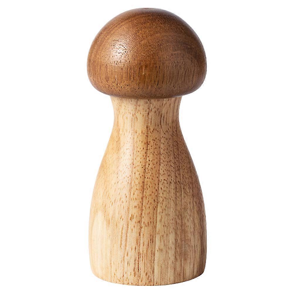 Salz- Und Pfefferstreuer Aus Holz In Pilzform – Gewürzhandbuch-12.00x5.20x5.20cm