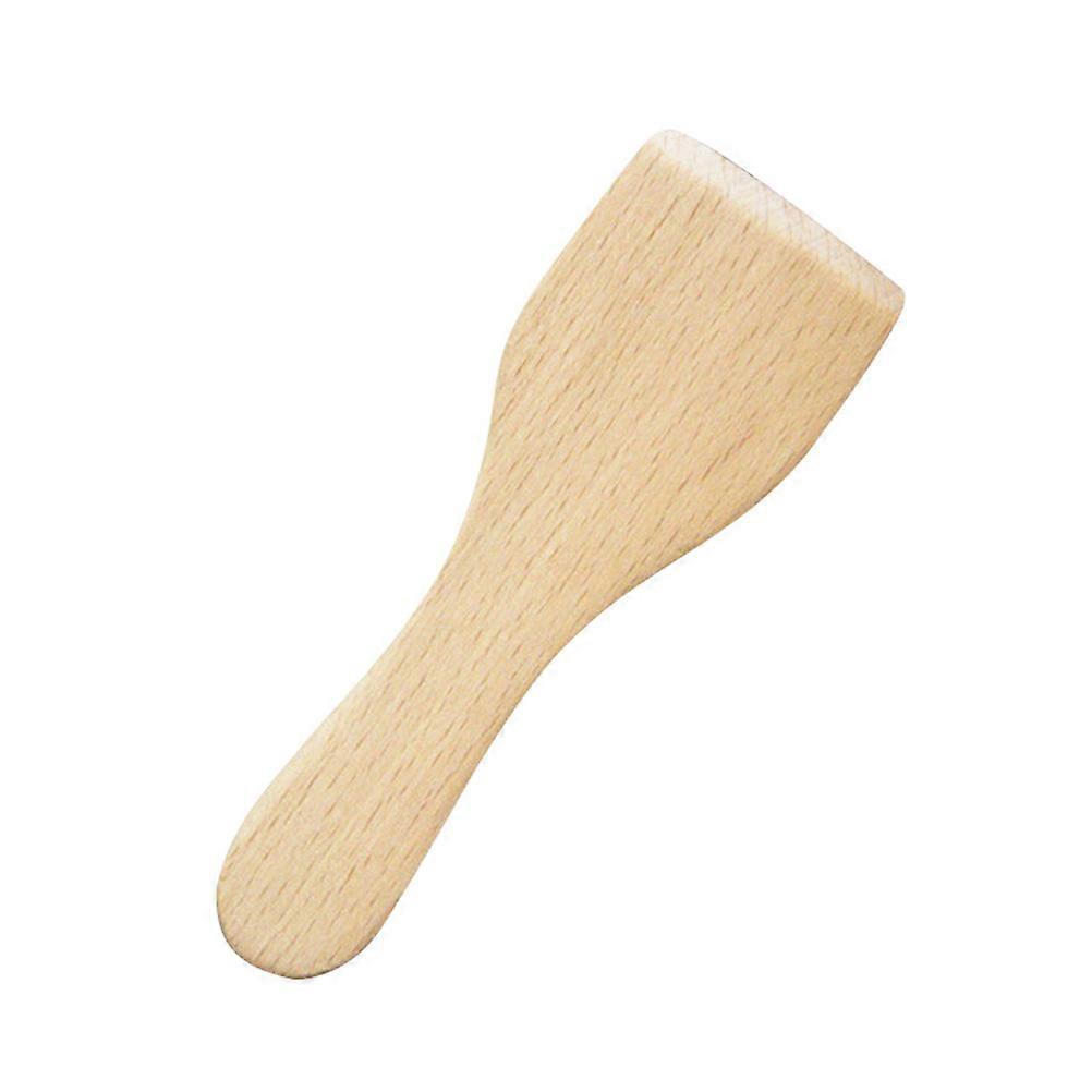 Kleine Butterspatel Aus Buchenholz, Antihaftbeschichtet, Hölzern, Pfannenwender, Kochschaufel, Küchenutensilien-13.00x4.00x0.50cm