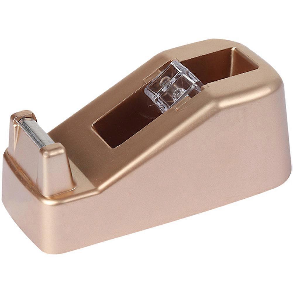 Tragbarer Klebebandabroller, Haushaltsaufkleberabroller, Professioneller Klebebandschneider, Bürobedarf-12x6cm-rose Gold