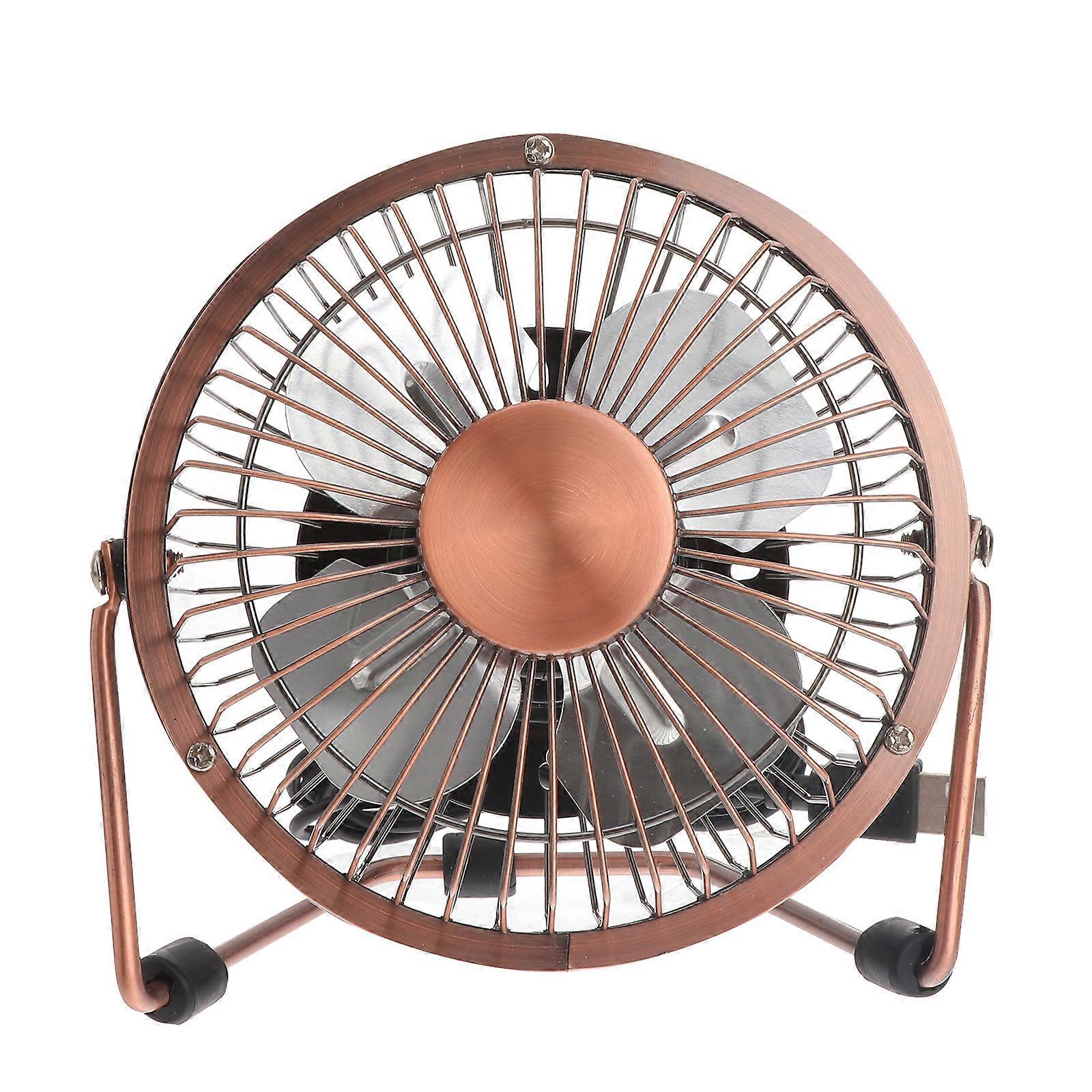 4-zoll-usb-mini-tischventilator Mit 360°-drehfunktion, Leiser Mini-tischventilator, Tragbarer Usb-tischventilator Für Zuhause, Büro Und Reisen