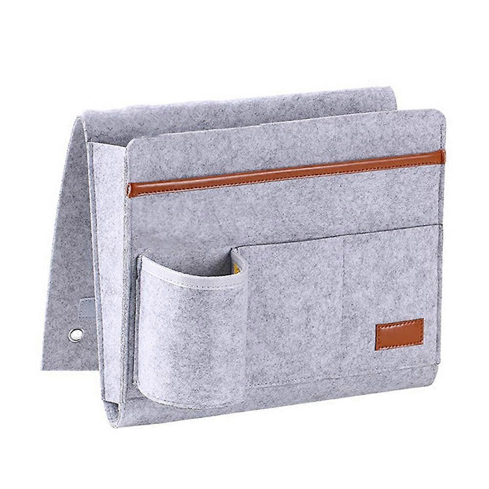 Filz-sofa-armlehnen-organizer, Praktischer Couch-, Bett- Und Sesselhalter-31x28cm-light Grey