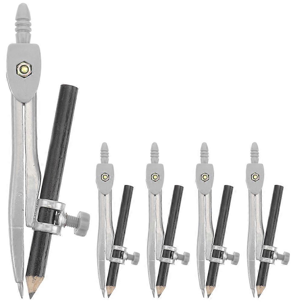 5-teiliges Set Geometrie-zirkel Für Die Schule-13x4cm