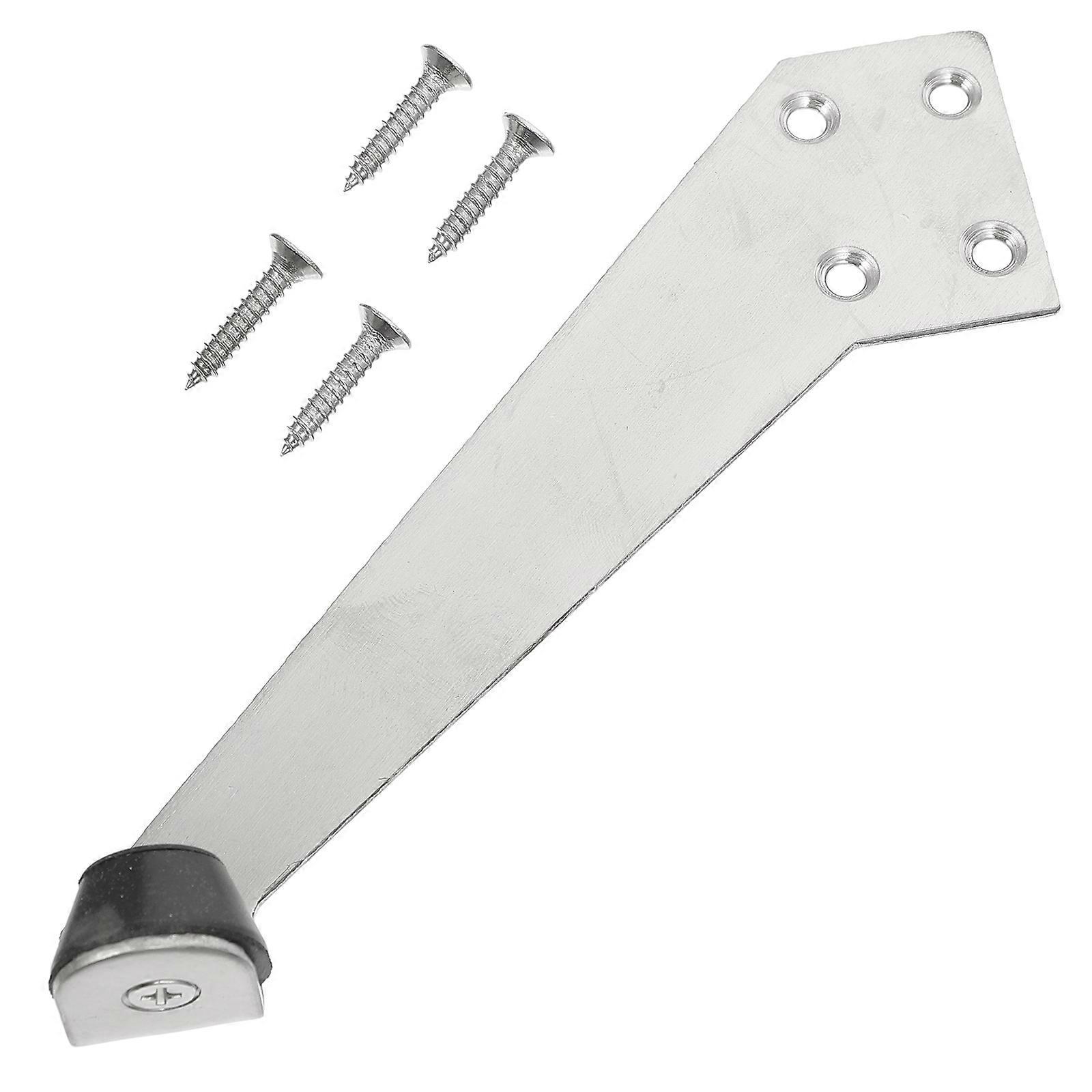 Stück Türstopper Aus Edelstahl, Praktischer Türstopperkeil, Robuster Türhalter-13.5x4x2.5cm-silver