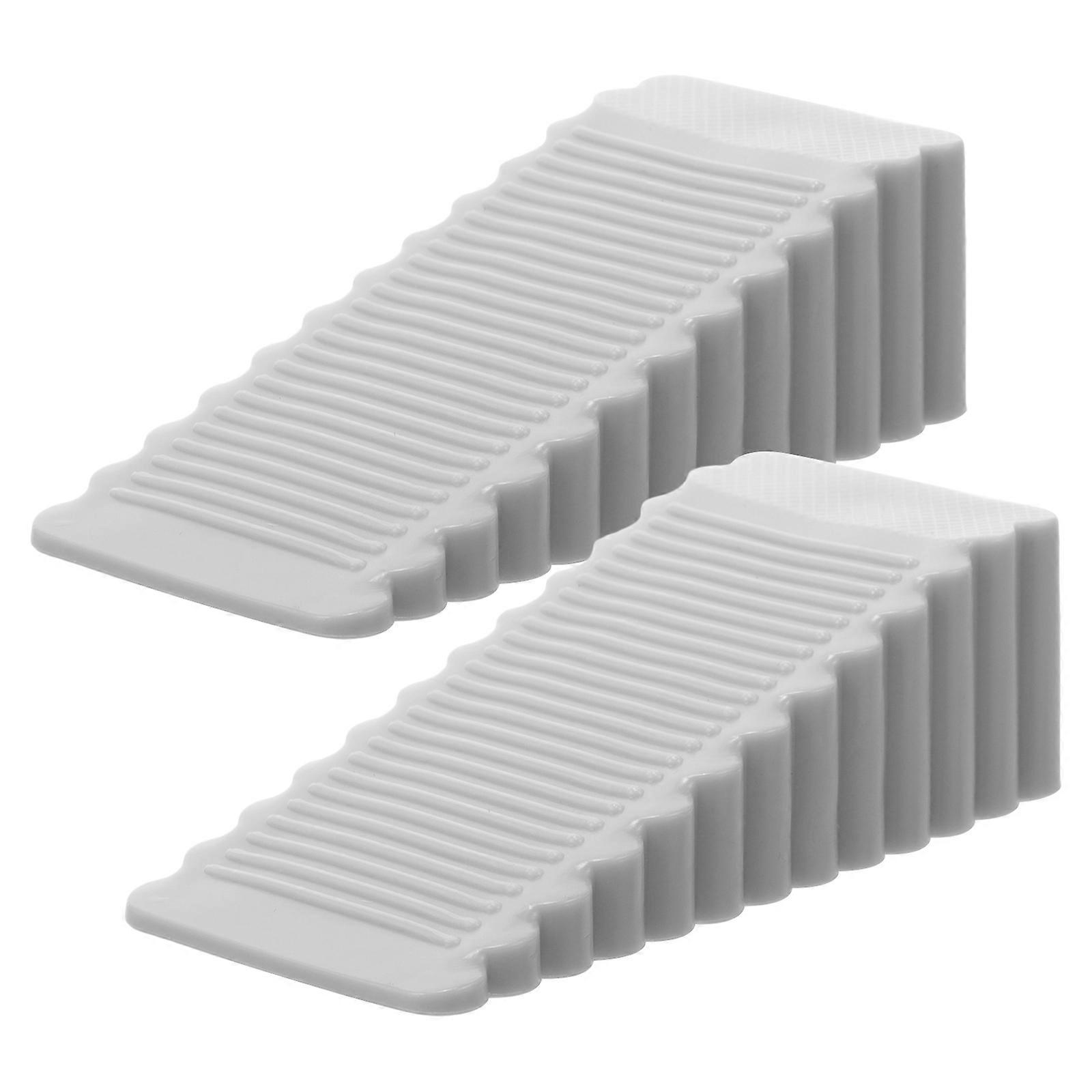 2 Stück Türstopper, Geräuschloser Türstopper, Türkeil, Silikon-dreieck-türstopper-9.70x4.00x2.70cm