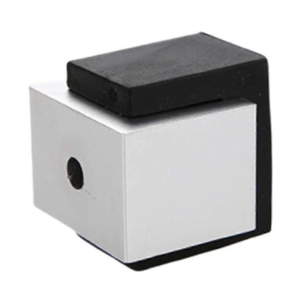 Bürotürstopper, Stoßfest, Türhalter, Quadratisch, Massivholz, Türdach, Wc, Badezimmer, Glastürstopper-3x2.7cm