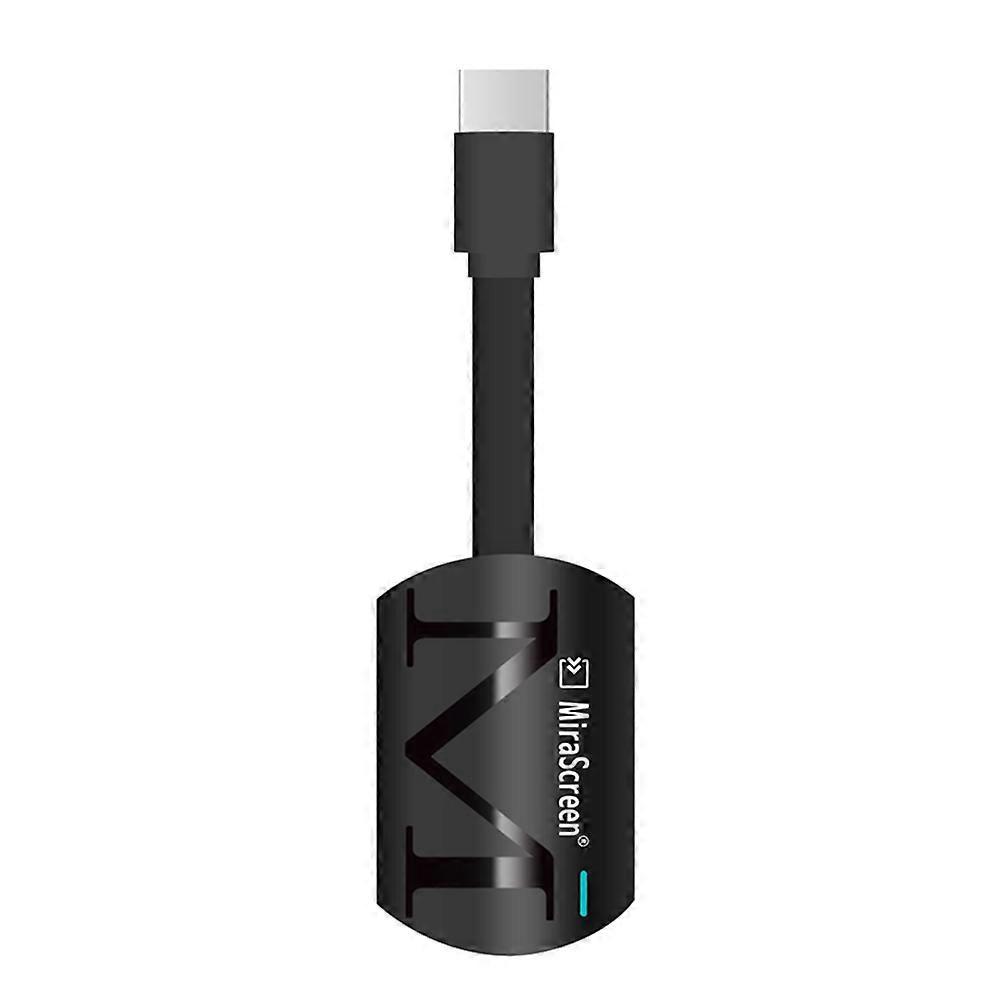 Drahtloser Display-adapter-dongle, Drahtloser Streaming-cast-adapter, Dlna, Airplay, Miracast-display-adapter, Av-adapter Für Android-telefone, Iphones, Tablet-pcs (-black