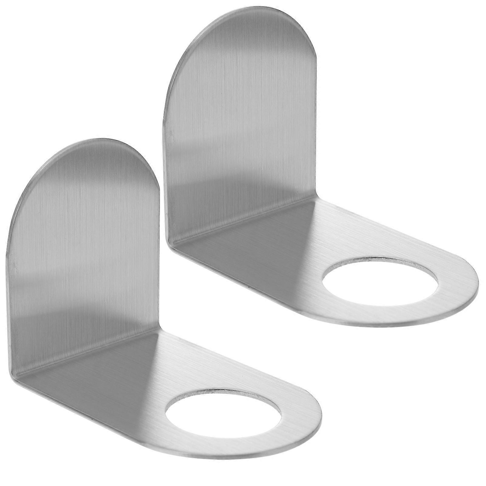 Stück Wandhalterung Für Duschgel- Und Shampooflaschen-7.00x5.50x5.00cm-silver