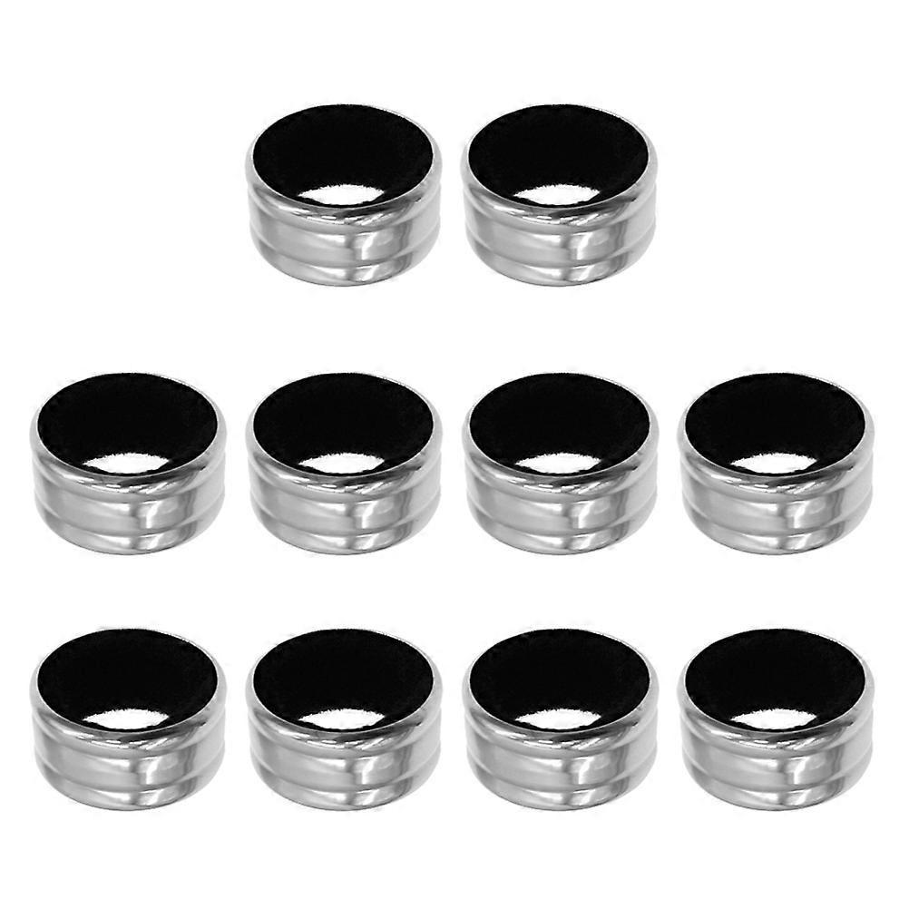 10 Stück Tropfstoppringe Für Rotweinflaschen Aus Edelstahl – Auslaufsicher Und Überlaufsicher – Barzubehör-4.00x4.00x2.00cm