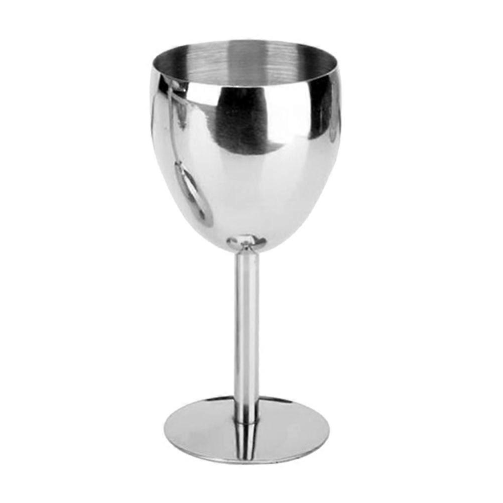 Unzerbrechlicher Rotweinkelch Aus Edelstahl, Stielkelch Für Die Hausbar Und Partys-6.56.514cm