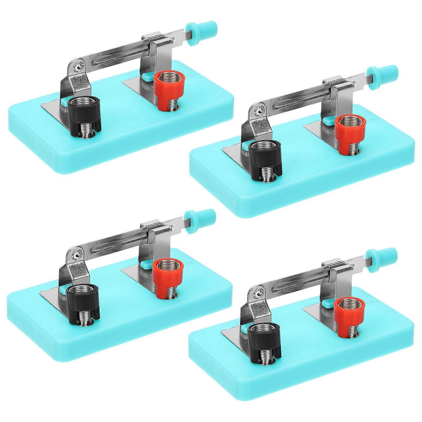Stück Umschalter, Einpolige Schalter, Physik-experimentierhilfen Für Den Elektrotechnikunterricht-7.5x4cm-sky-blue