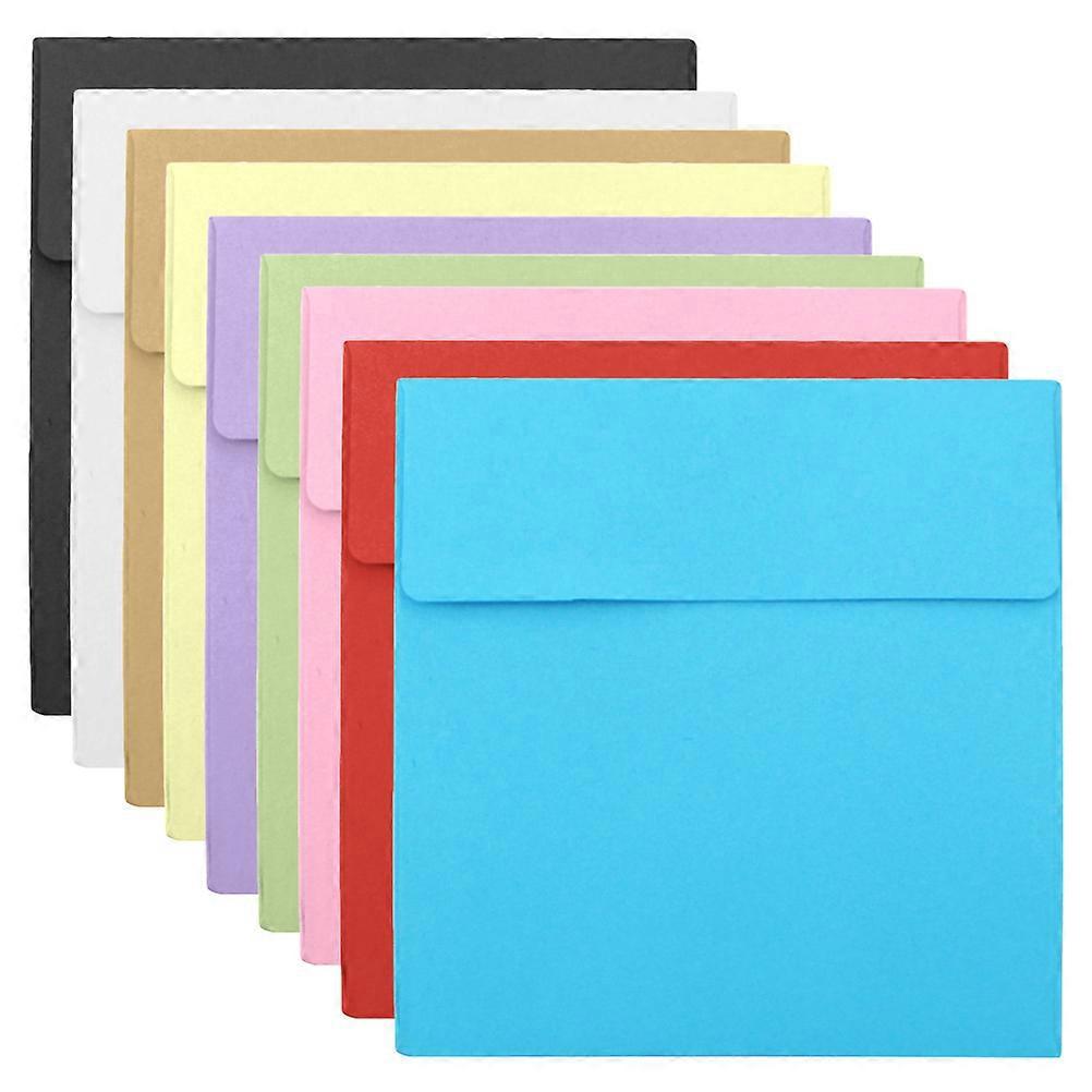 100 Stück Kraftpapier-umschläge, Blanko-umschläge, Einladungskarten-umschläge, Geldschein-umschläge-10x10cm