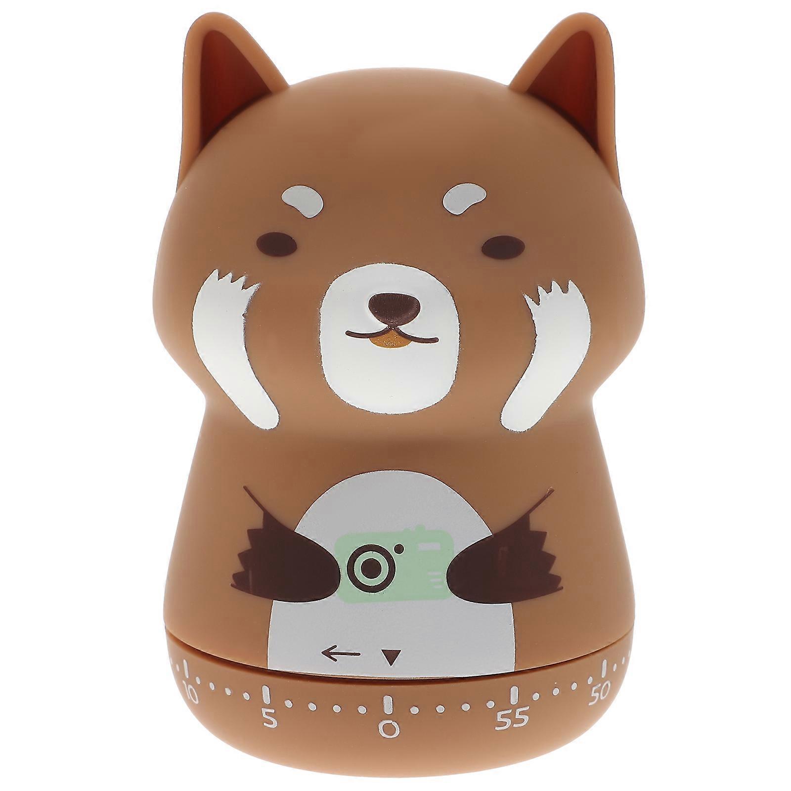 Mechanischer Backtimer In Tierform Mit Cartoon-motiv, Tragbarer Zeitmesser-5.8x5.8x9cm