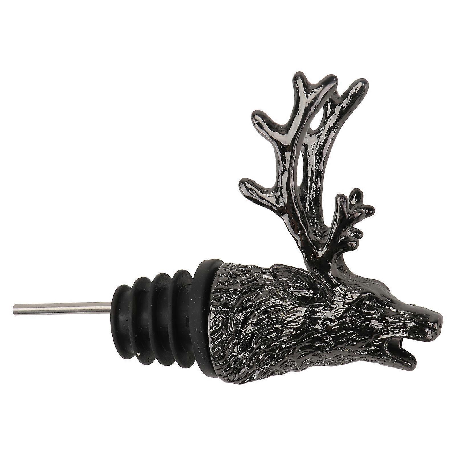Stück Kreativer Weinausgießer, Praktischer Weinbelüfter, Weinflaschenausgießer-11.00x7.00x3.00cm-black
