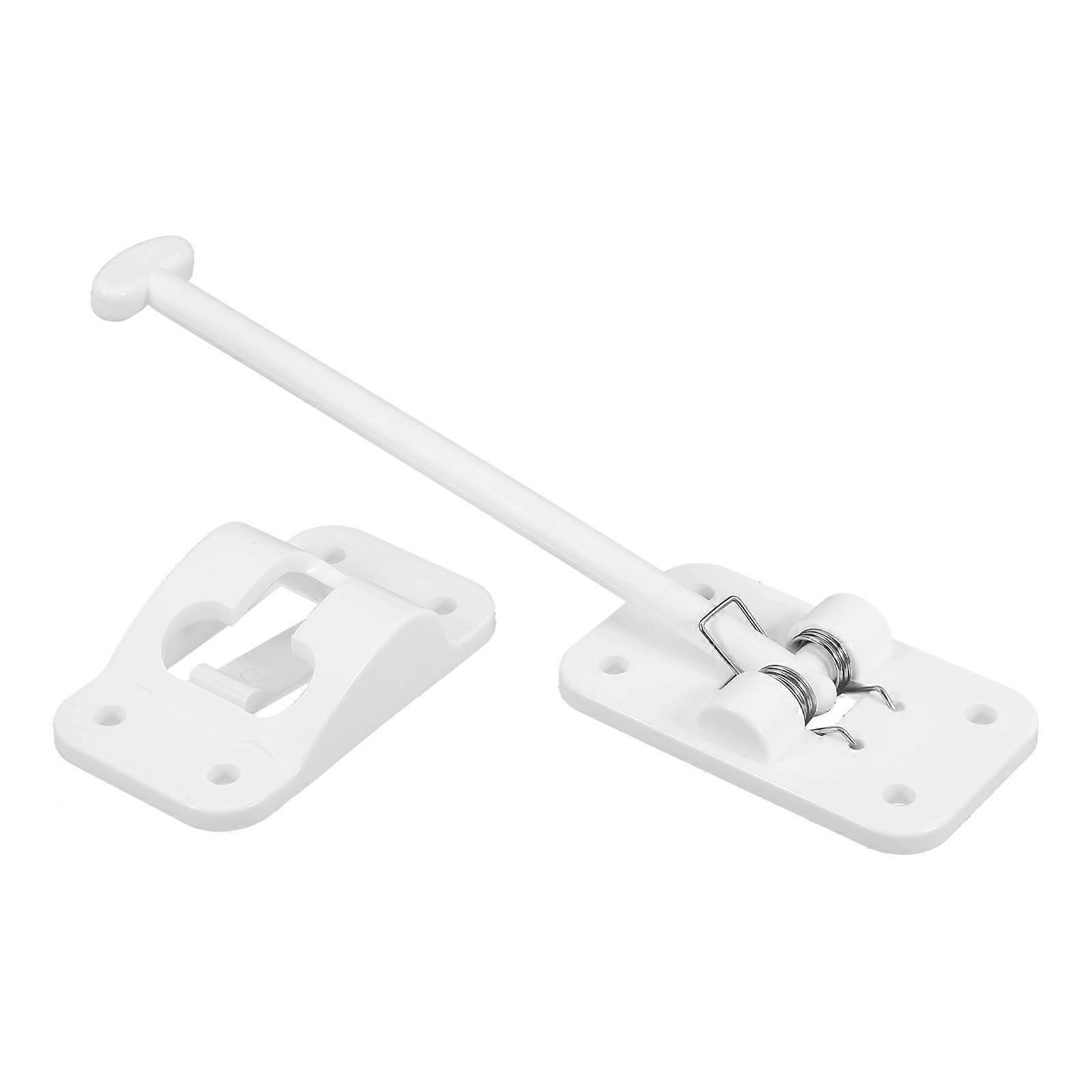 1 Set Anhängertür-verriegelung, Türhalter Für Wohnmobil- Und Frachtanhänger, Türhaken, Anhängerzubehör-18.60x4.40x1.70cm-white