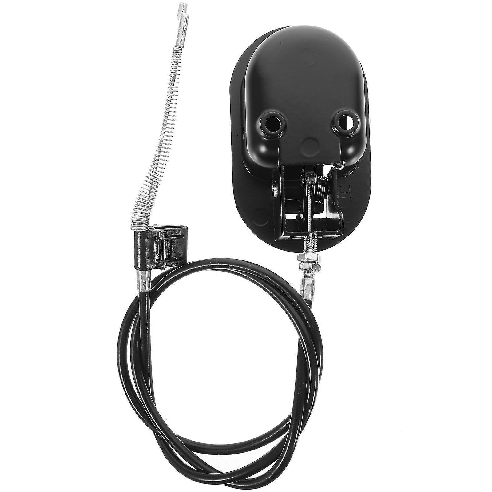 Universeller Aluminium-metall-zuggriff Für Sessel, Stuhlentriegelungshebel, Ersatz-metallgriff Mit Feder Und Kabel Für Sofa Und Couch (griff Mit 96 Cm Kabel)-11.00x6.80x4.00cm-black