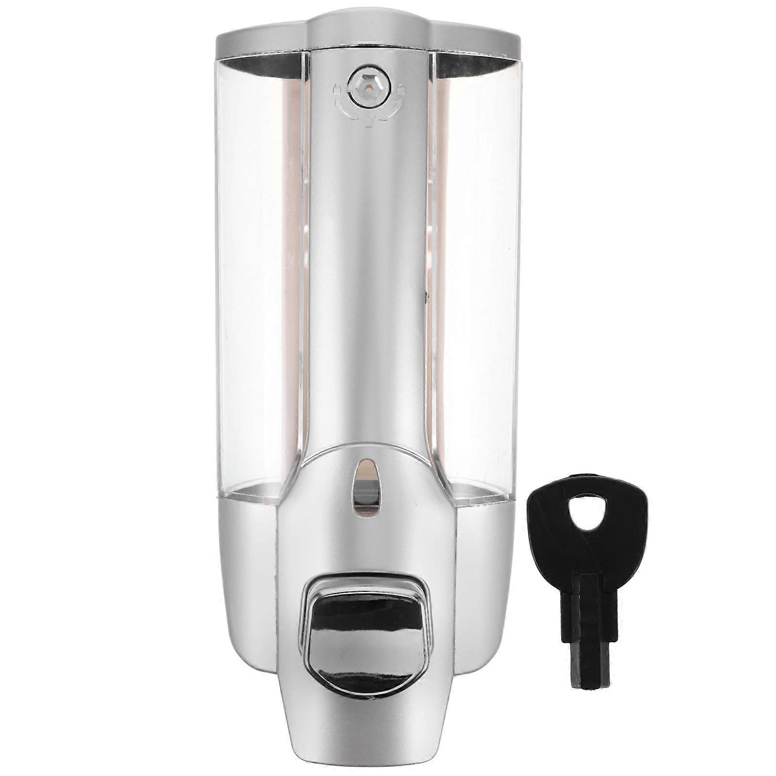 1 Stück 350 Ml Seifenspender Zur Wandmontage, Handdesinfektionsmittel-flüssigseifen-druckspender Für Zuhause Und Hotel-19.00x9.00x8.00cm