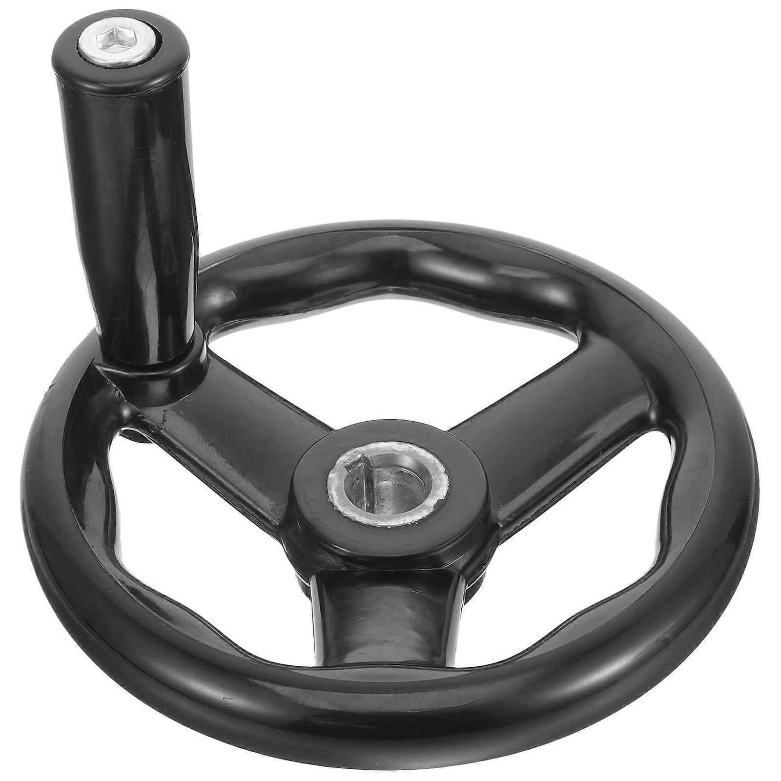 Handkurbel-drehbank-handrad Aus Bakelit, Handarbeits-handrad, Fräs-handrad Für Werkzeugmaschinen-12.50x12.50x2.50cm