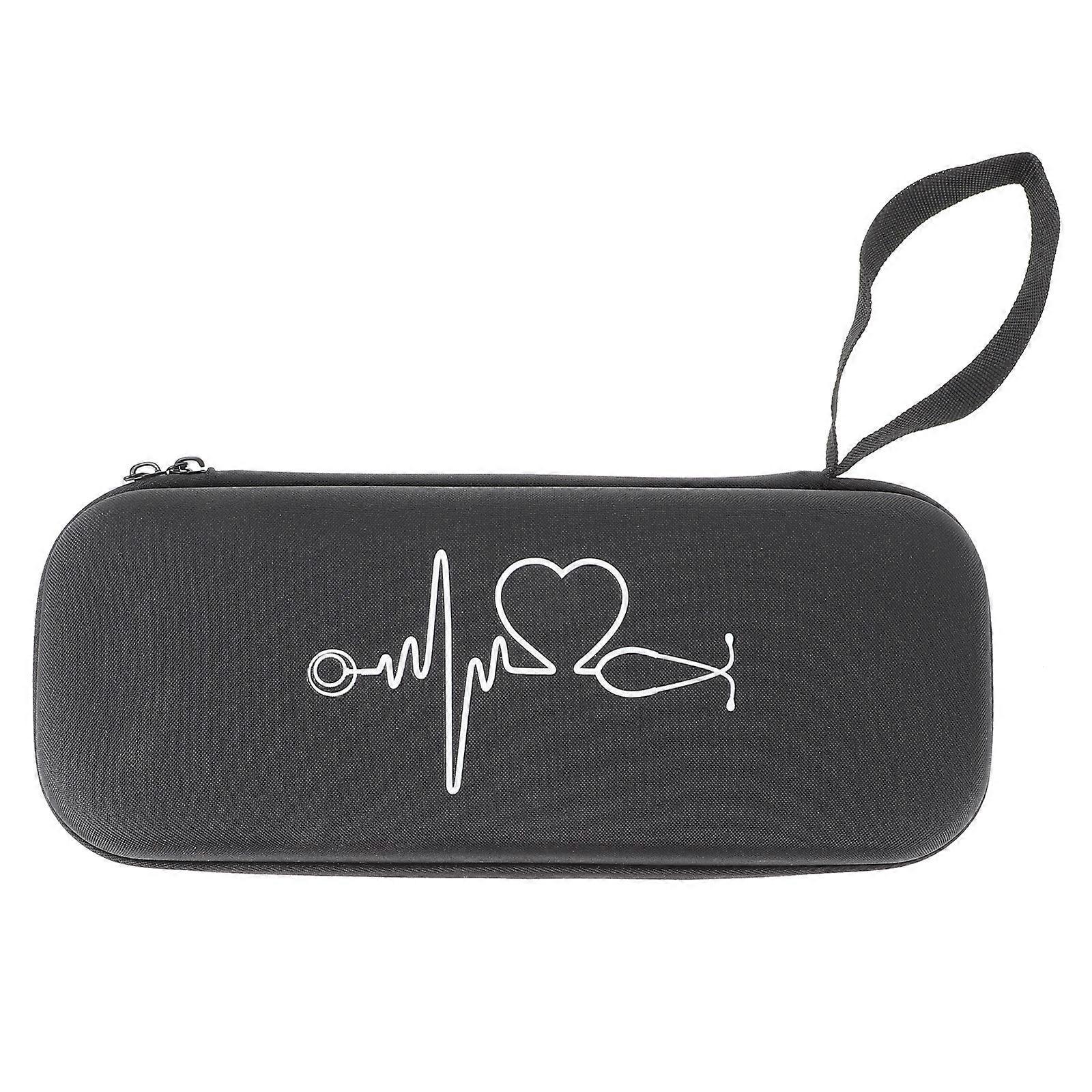 Stethoskop-schutzhülle, Tragbare Stethoskop-tragetasche Für Pflegezubehör-28.50x11.50x6.50cm-black