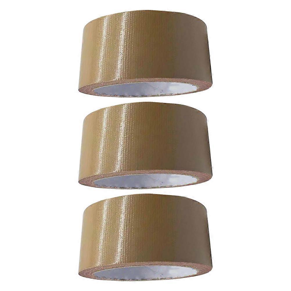 3 Rollen Professionelles, Einseitiges Klebeband, Hochviskoses Dichtungsband Für Heimwerker Und Industrie-1000x4.5cm-light Brown