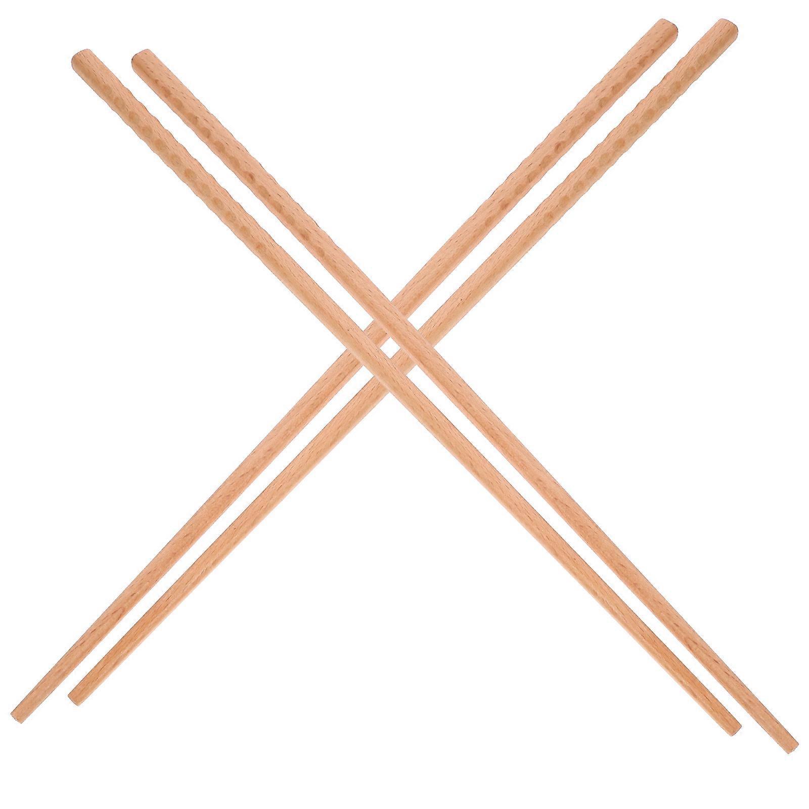 2 Paar Verlängerte Holz-essstäbchen, Multifunktional, Zum Braten Von Nudeln, Für Warmhaltebehälter Und Hot Pots, Für Zuhause Und Restaurant (33 Cm)-33cm