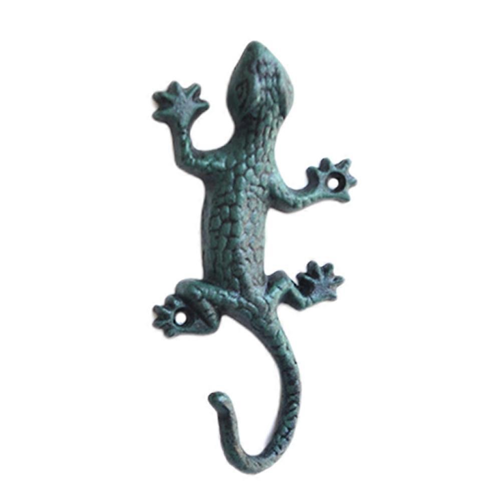 Stück Gecko-design Haken Aus Eisen, Wandhaken Zur Aufhängung, Dekoration Für Zuhause, Geschäft, Garten, Inklusive 2 Schrauben Und 2 Dübeln-179cm-green