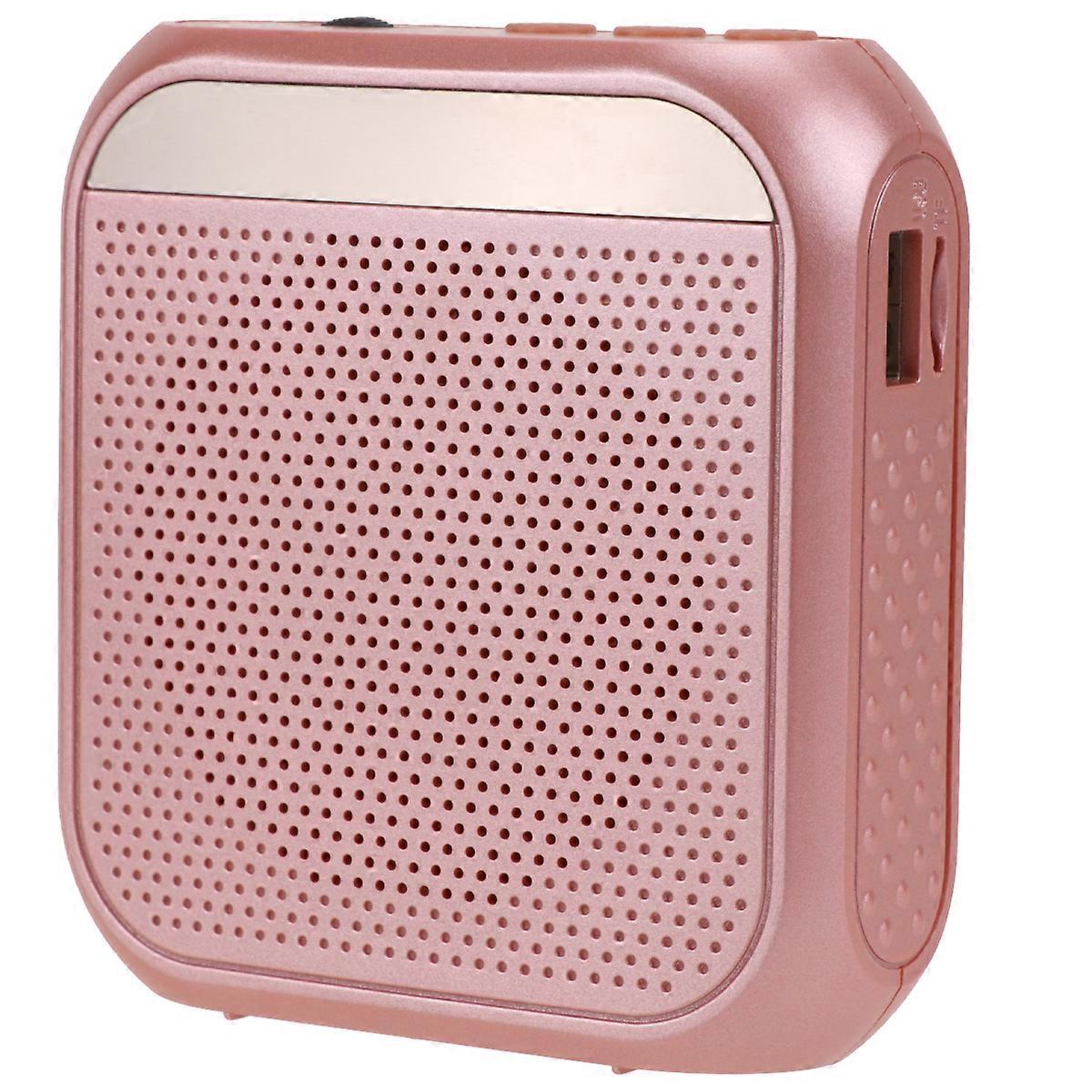 Stück Tragbarer, Kabelloser Sprachverstärker, Multifunktionaler Lautsprecher Mit Mikrofon Für Unterricht, Reden Und Meetings (roségold)-9.28.42.8cm-golden