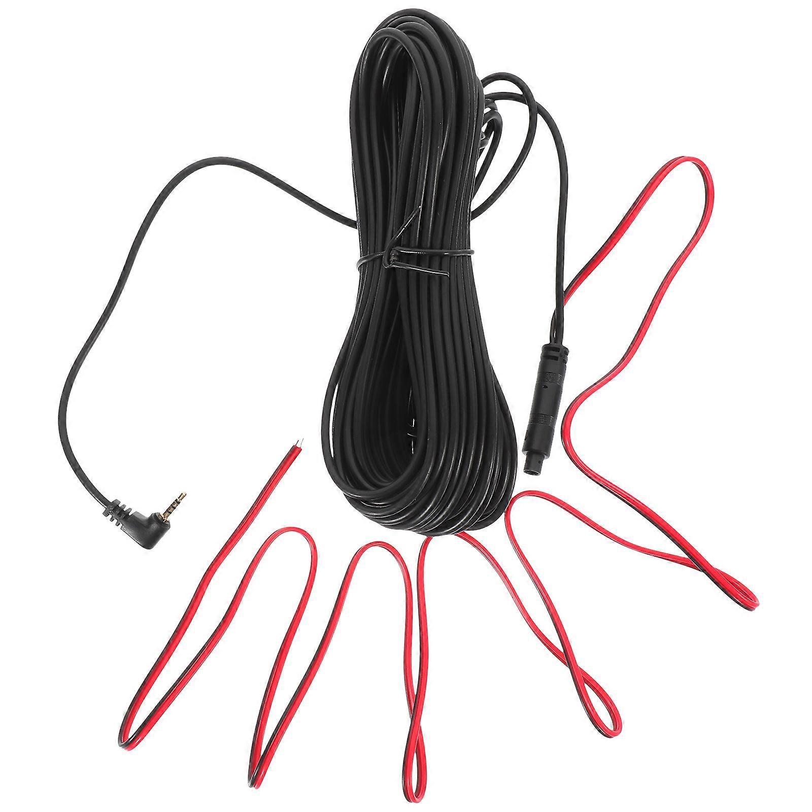 Rückfahrkamera-kabel, Auto-fahrrekorder-verlängerungskabel Für Lkw, Anhänger, Auto-1500.00x2.50x0.80cm-black