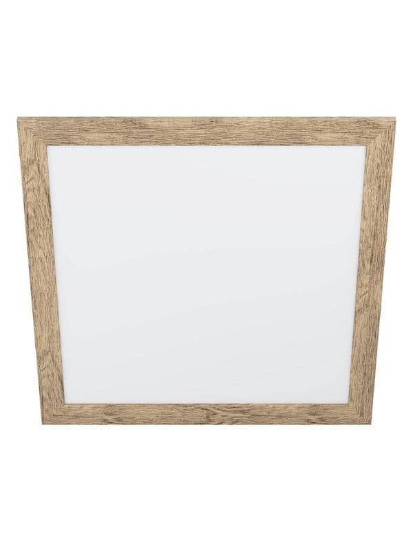 EGLO PIGLIONASSO DECKE 645X645 HOLZ RUSTIKAL/WEISS