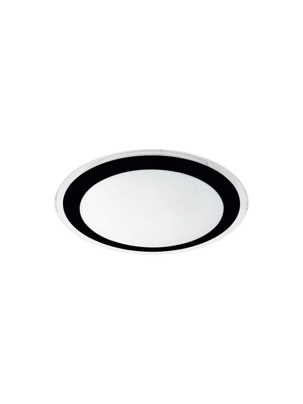 EGLO COMPETA DECKENLEUCHTE 2000LM Ø335 SCHWARZ/KLAR