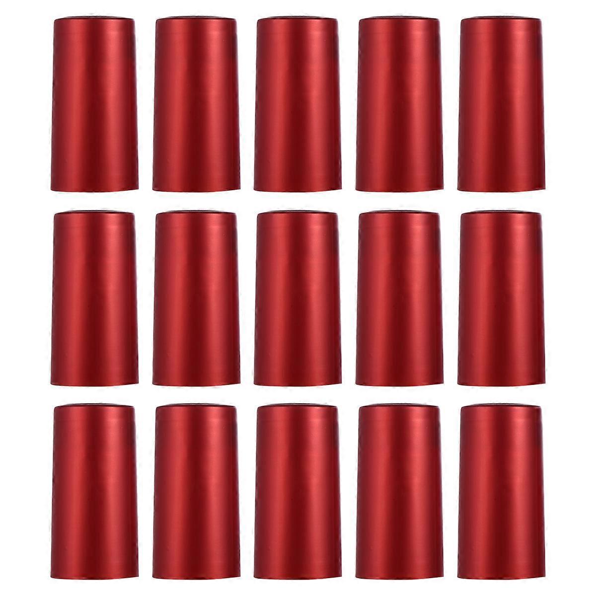 100 Stück Schrumpffolie Zum Versiegeln Von Weinflaschen-6.00x3.00x3.00cm-red