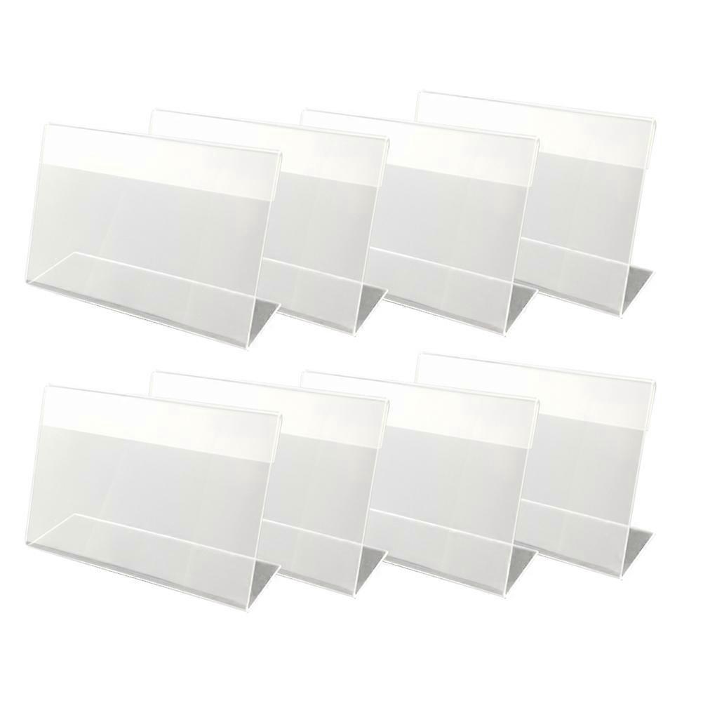 30 Stück 6x4cm Acryl-regaletikettenhalter Preisschilder Premium-kunststoff Transparente Preisschilder Mit Preisangabe-6.00x4.00x2.00cm