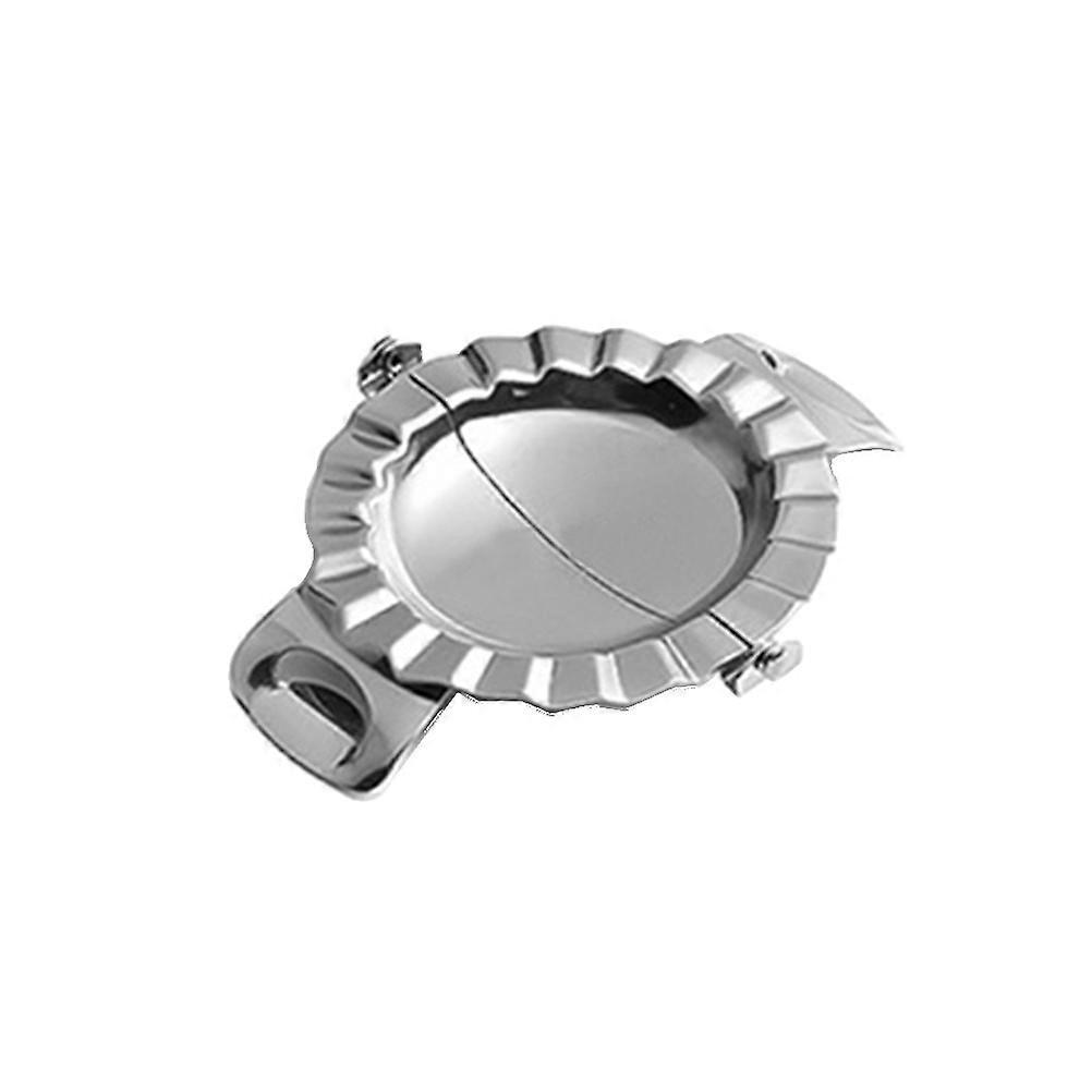 Teigpresse Aus Edelstahl Für Teigtaschen, Kreatives Werkzeug Zur Herstellung Von Teigtaschen Für Die Küche Zu Hause Und Restaurants (große Größe)-10.00x9.00x1.00cm-silver