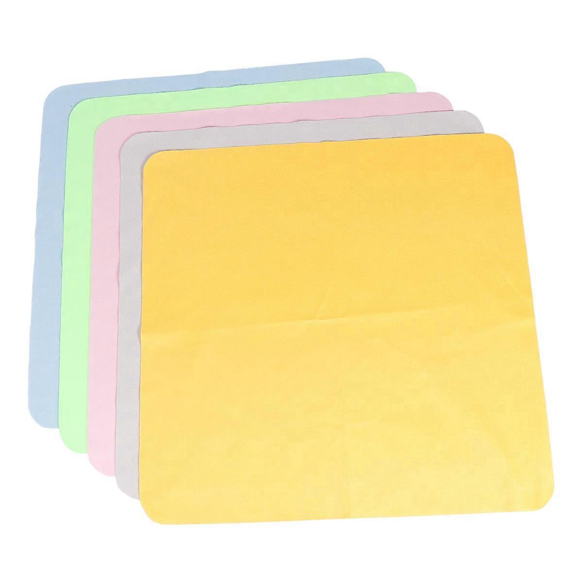 5 Stück Kreatives Bildschirmreinigungstuch, Mikrofasertuch Für Handy- Und Computerbildschirme (zufällige Farbe)-30x30cm
