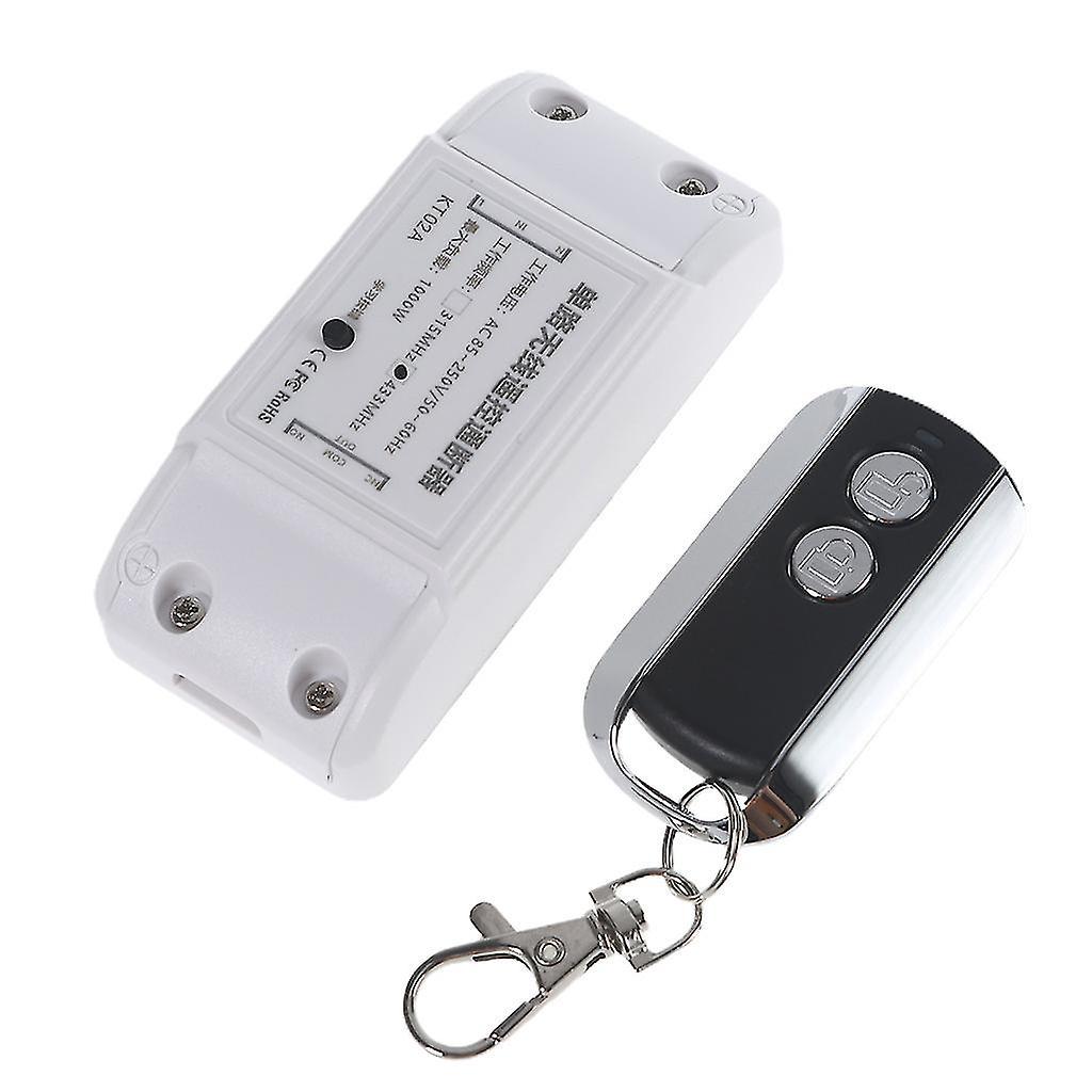 Fernbedienungsschalter Mit 2 Tasten Für Garagentore Und Einfahrtstore, 433 Mhz, Ac 85–250 V
