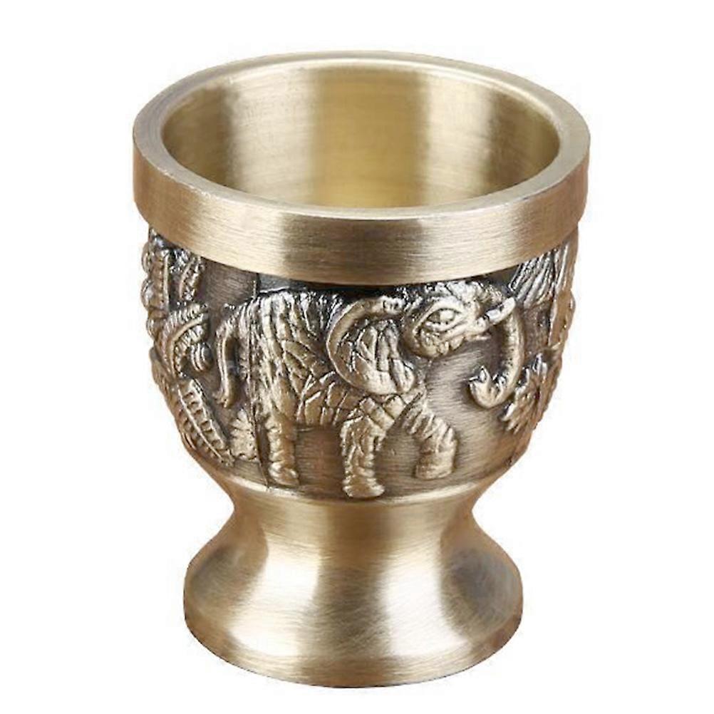 Stück Vintage-whiskyglas, Tierprägung, Weinkelch, Mini-weinglas-4.00x3.40x3.40cm